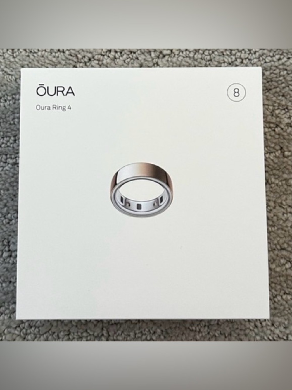 BRAND NEW Oura Ring 4 Rose Gold Size 8